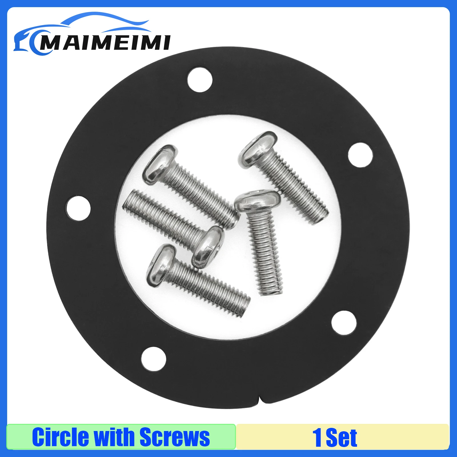 1 Set Fuel Level Sensor Parts Oil Tank Rubber Circle Stainless Steel Screws Parts Accessories