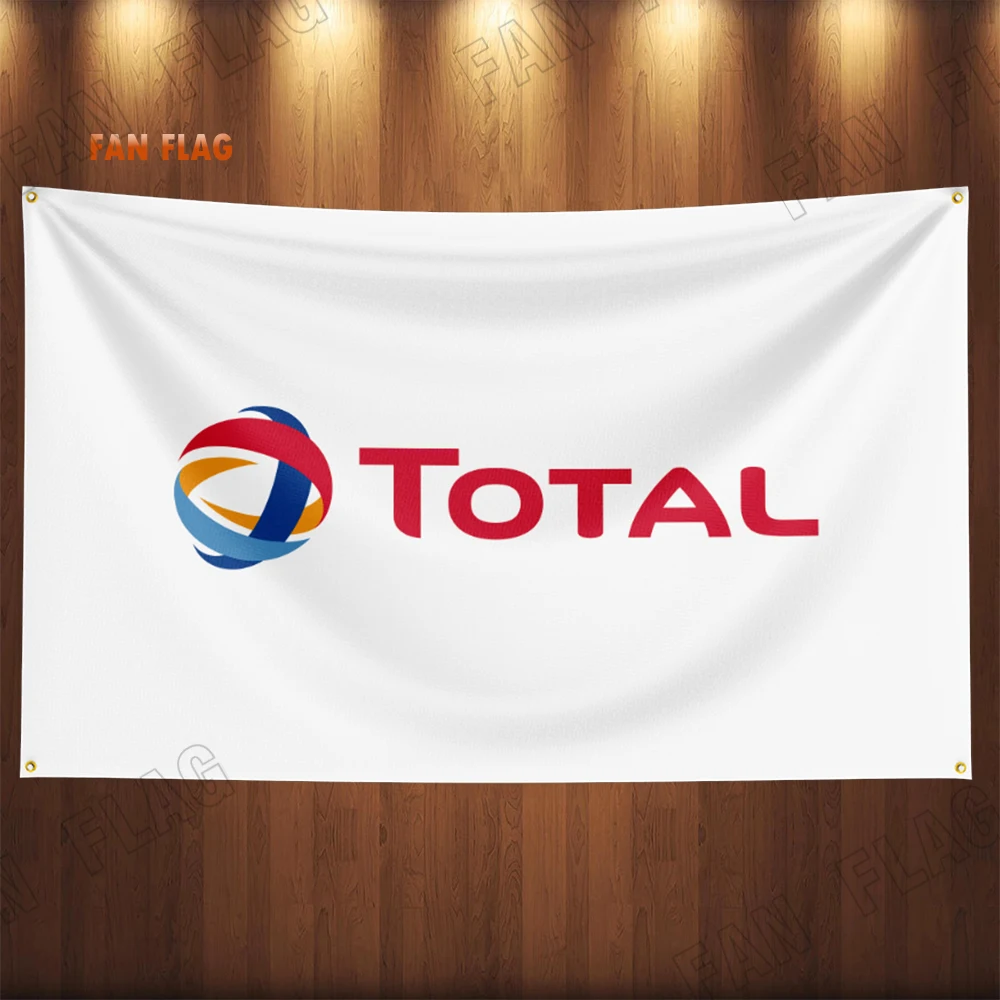 90x150CM TOTALs Oil Gasoline Flag Banners Diesel Fuel Petrol Flag Banners Garage Car Tapestry Flag Garage Outdoor Decor