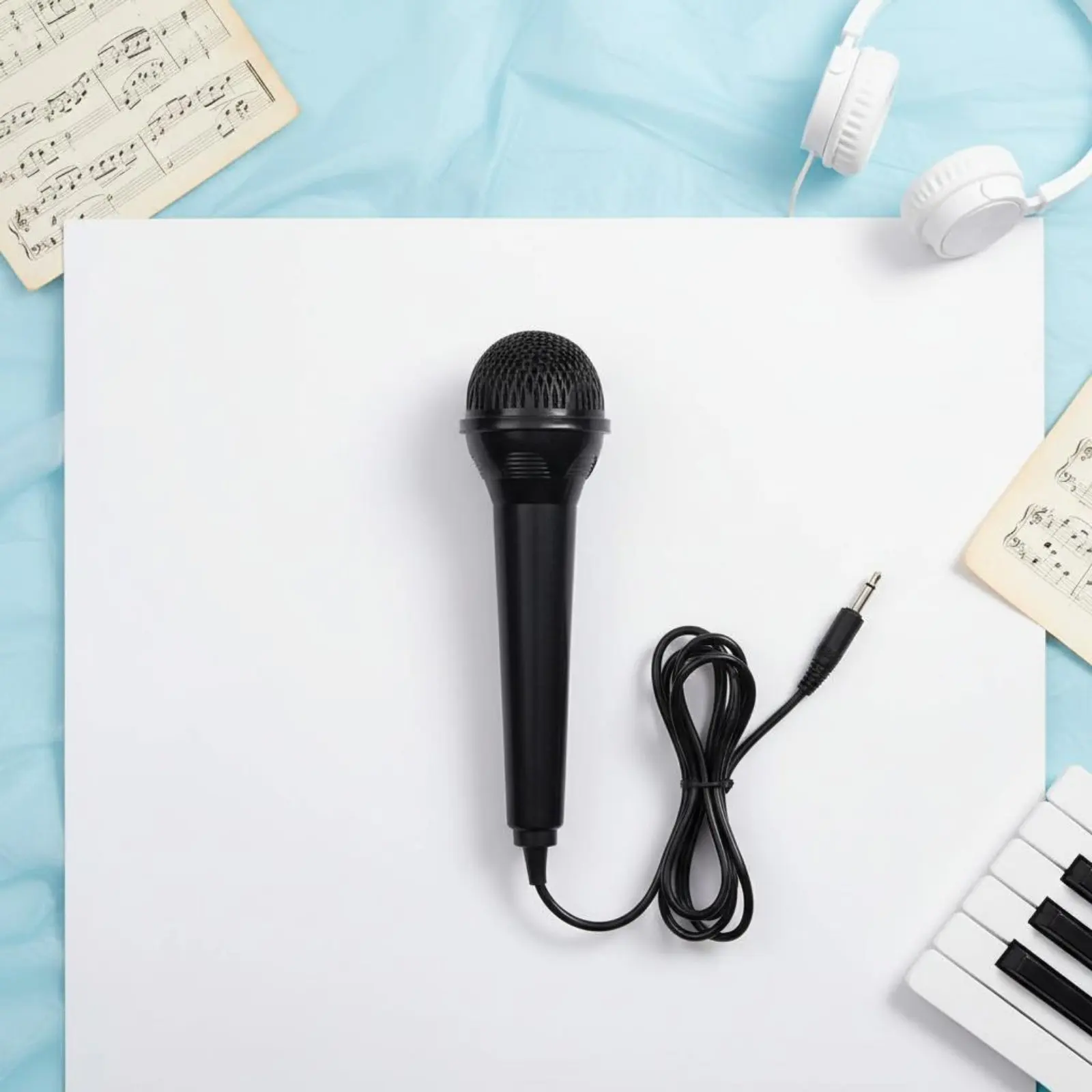 electronic-keyboard-vocal-pickup-lightweight-35mm-corded-vocal-pickup-audio-equipment-for-beginners-karaoke