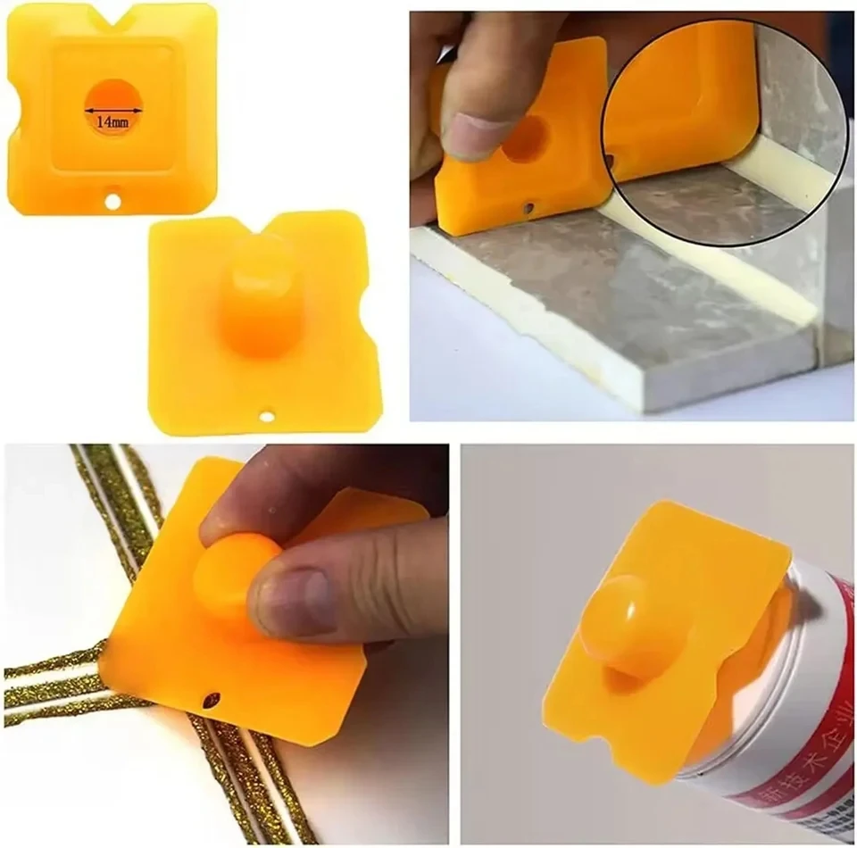 Silicone Caulking Tool Kit Joint Sealant Spreader Spatula Scraper for Tile Window Grout Edge Removal Kitchen Construction  Tools