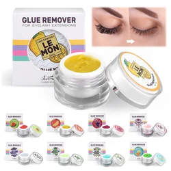 5g Eyelash Adhesive Remover Fast Dissolution Eyelashes Extensions Adhesive Remover Cream Fruit Flavor Eyelash Extension Supplies