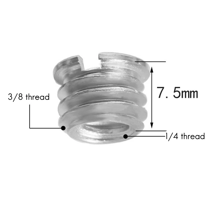 صمولة لولبية لتحويل الكاميرا ، محول تثبيت تحرير الكاميرا ، حامل ثلاثي القوائم ، رؤوس كرة أحادية البلورات ، من من من من من من من من إلى من