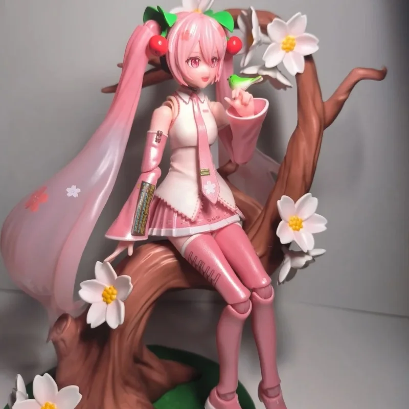 

New Product Original Blokees Early Spring Sanmu Assembly Anime Character Model Miracle Sakura Future Series Pvc Doll Collection