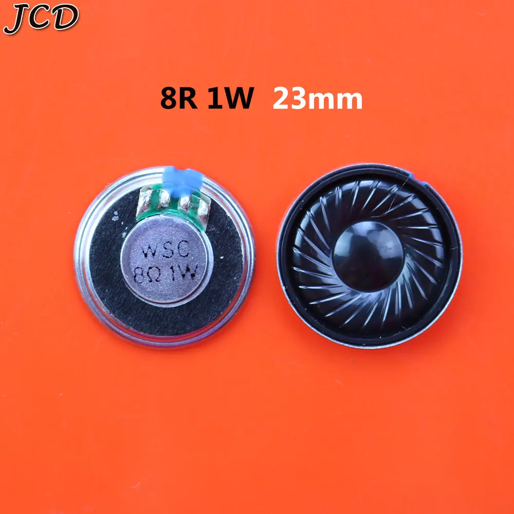 JCD 2pieces Ultra-thin Horn Speaker 8R 1W 1 watt 8 ohm Diameter 20mm 23mm 26mm 30mm 32mm 36mm 40m Loudspeaker