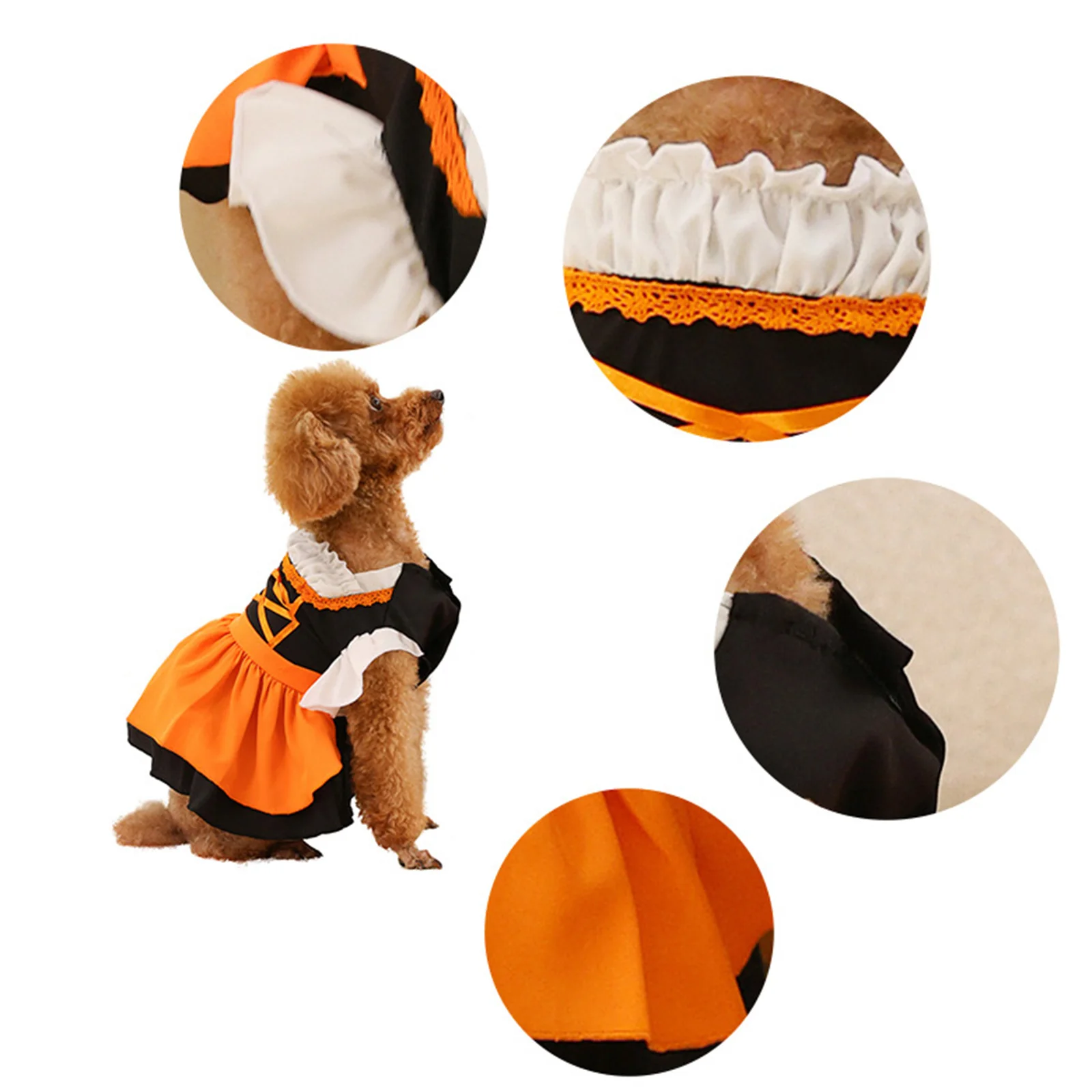 German Oktoberfest Girls Performance Costumes Pet Dogs for Party Gift