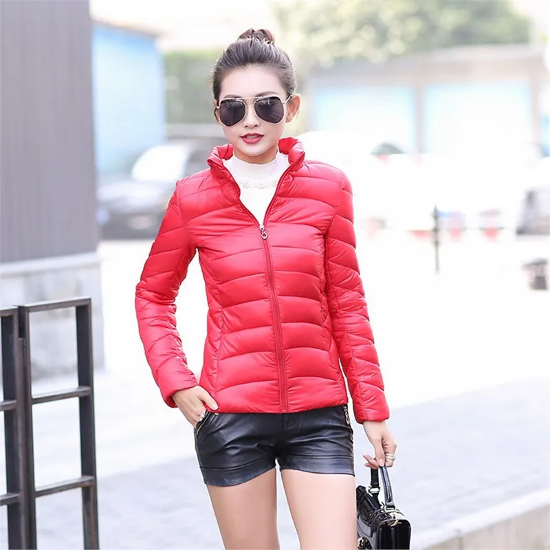Winter cotton jacket down cotton jacket women's short style women's plus size cotton jacket women's slim fit slimming and  cotto