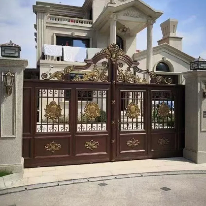 Home Garden Iron Gate Aluminium Driveway Gate For Sale