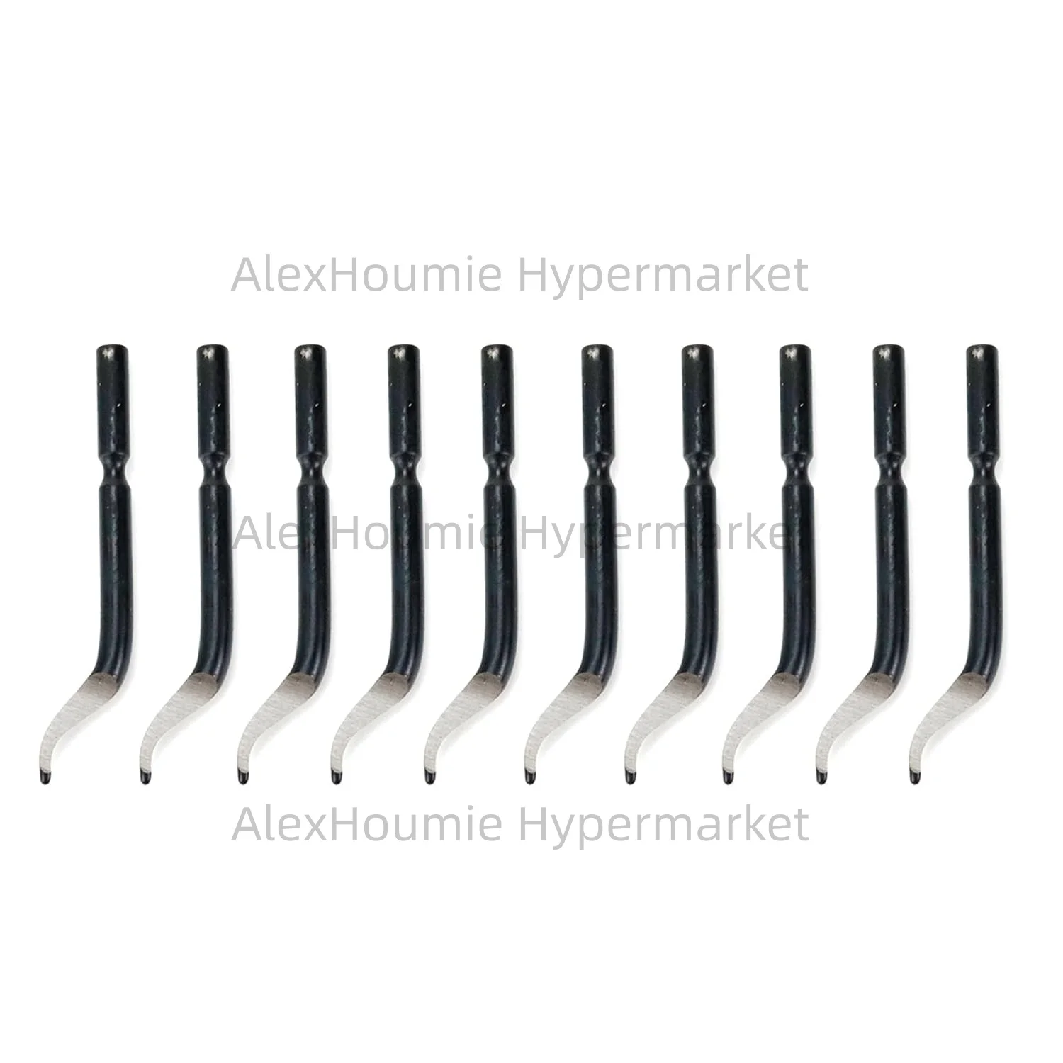 10PCS Rotary Deburr Blades for Deburring Tool Kit Without Handle for Wood/Plastic/Aluminum/Copper and Steel