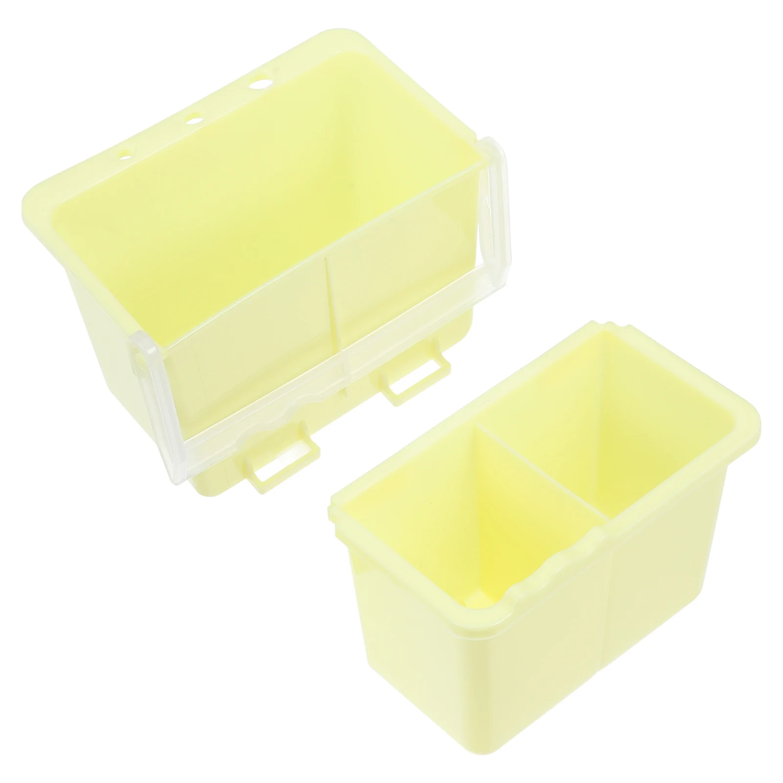 

2pcs Plastic Brush Washing Bucket for Art Supplies Watercolor Studio Home Outdoor Durable Brush Holder Pigment Mixing Container