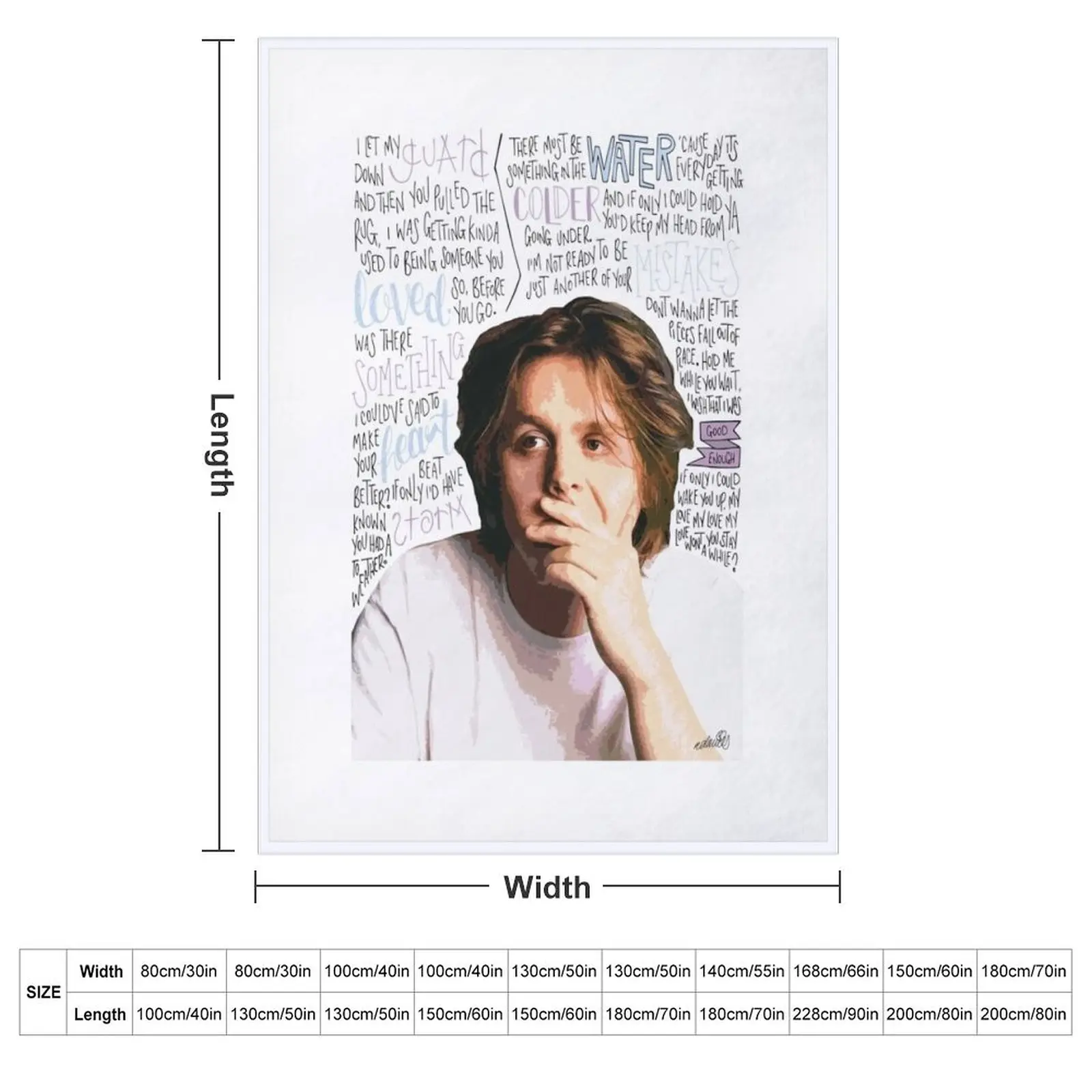 Lewis Capaldi Throw Blanket christmas gifts Large Quilt blankets ands Luxury Thicken Extra Large Throw Blankets