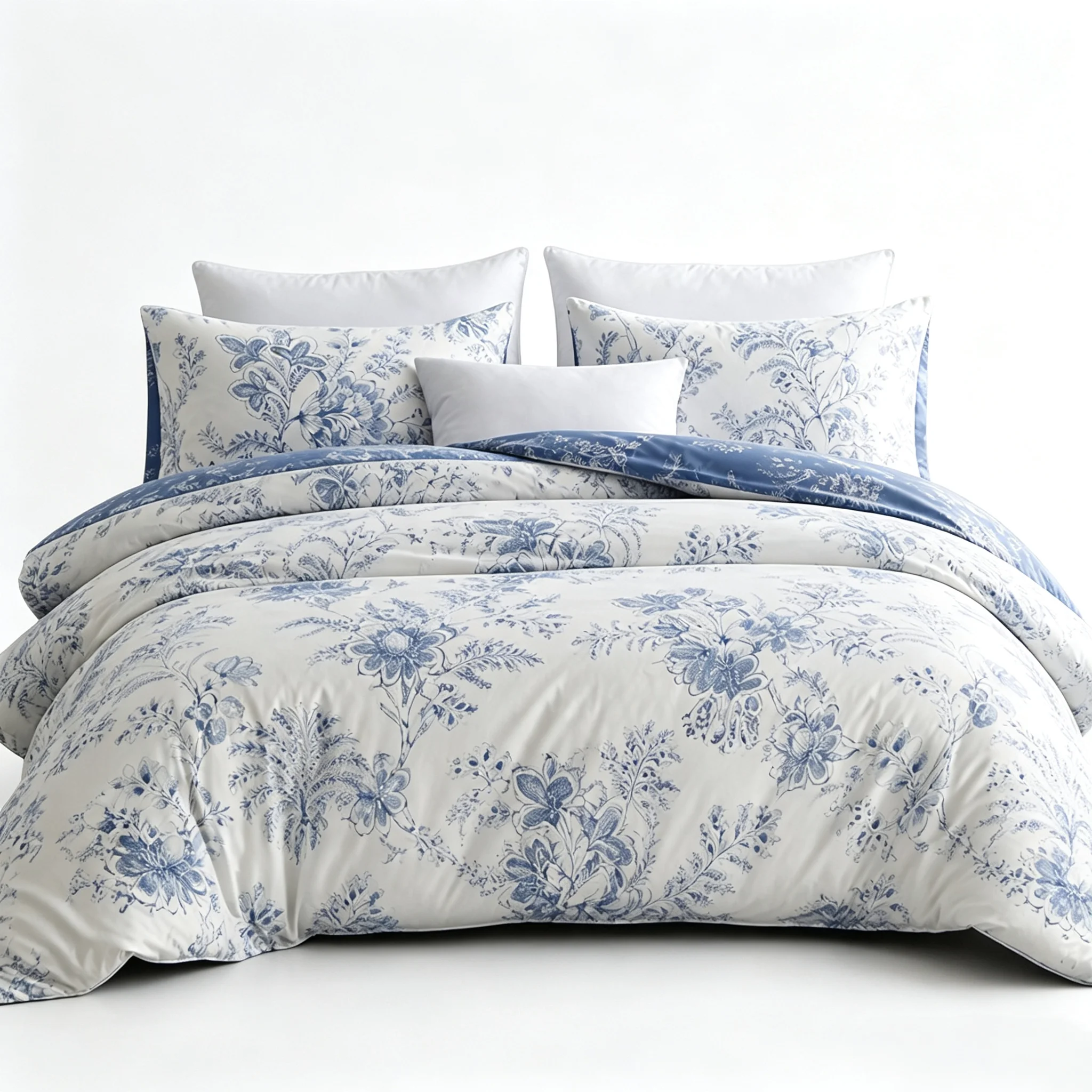 Printed 3PCS Autumn Winter Bedding Set With Quilt Insert, Soft Skin-Friendly Warm Double Size Bed Linen, Customizable