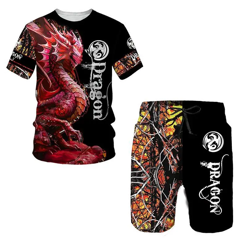 3D Printed T-shirt and Shorts The  Pattern Summer Men's Casual Sports Suit Tracksuit Men Woman Plus Size S-7XL