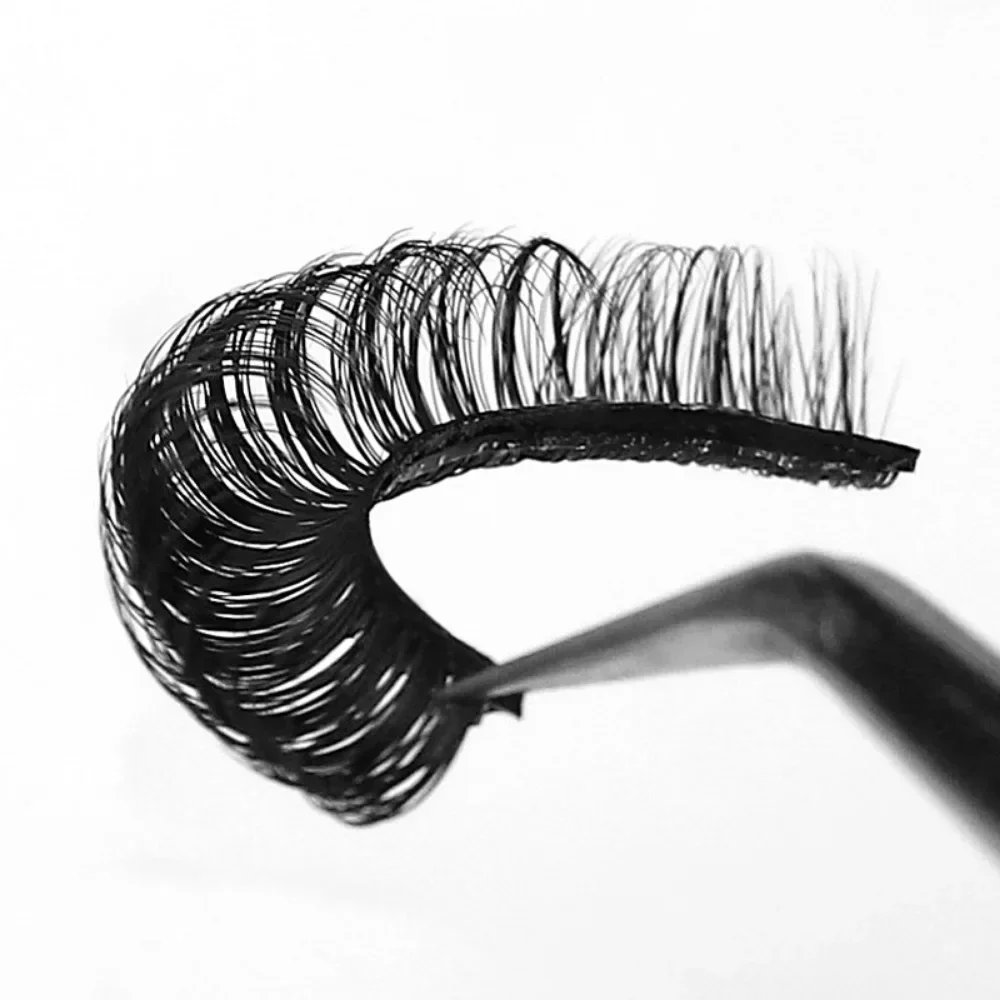 10 paires de cils à bande russe DD Curl Faux cils moelleux vaporeux Faux cils en vison Pack moelleux Faux cils extensions russes