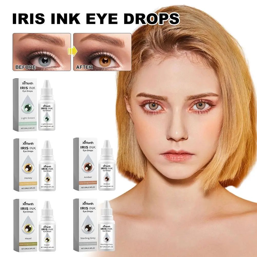 

10ml Color Changing Eye Drops Micro Dropper Safe Gentle Lighten Brighten Your Eye Color Eye Drops Health Care