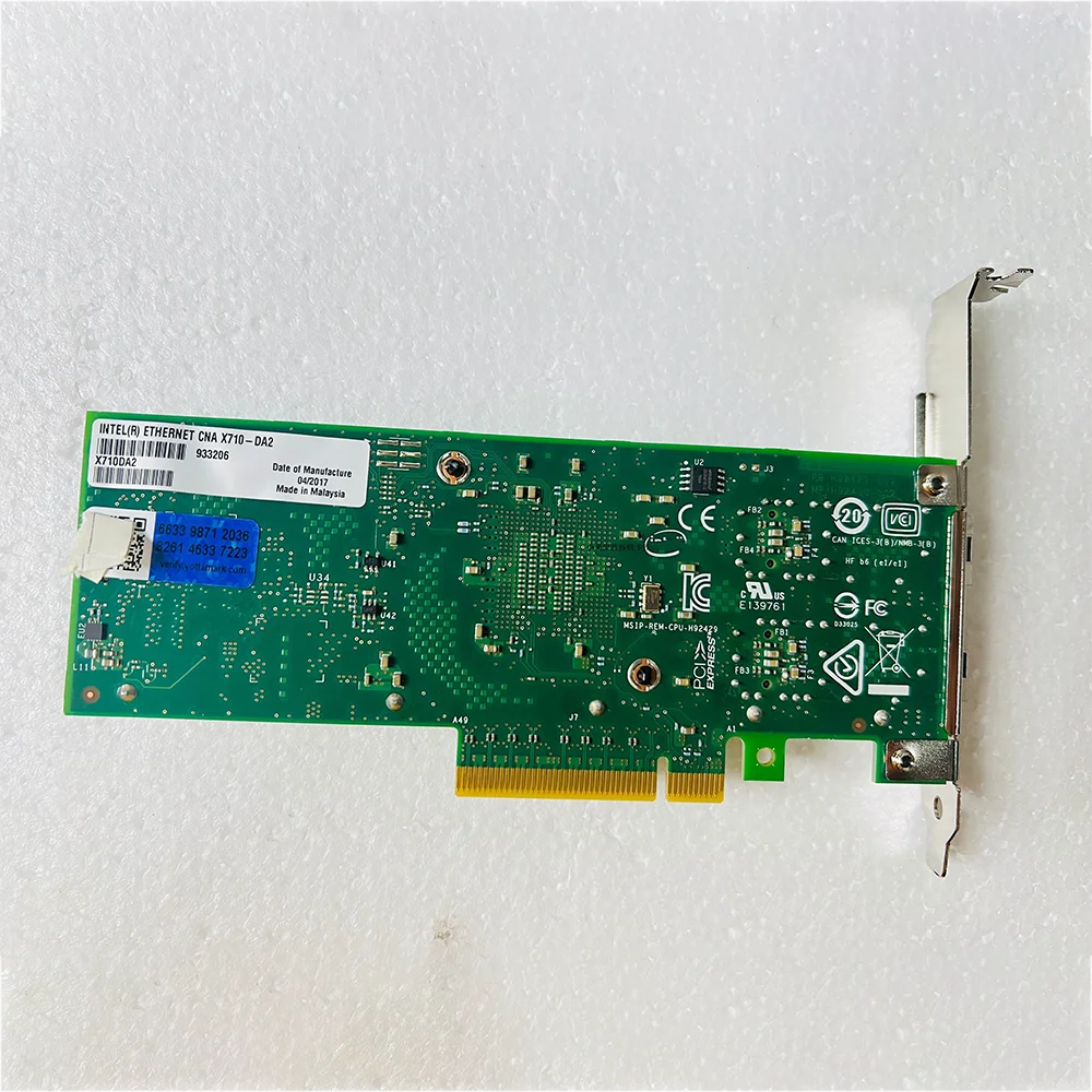 Für Intel X710-DA2 Dual Port 10 Gigabit Glasfaser NIC 10 GB DP EX710DA2 SFP+