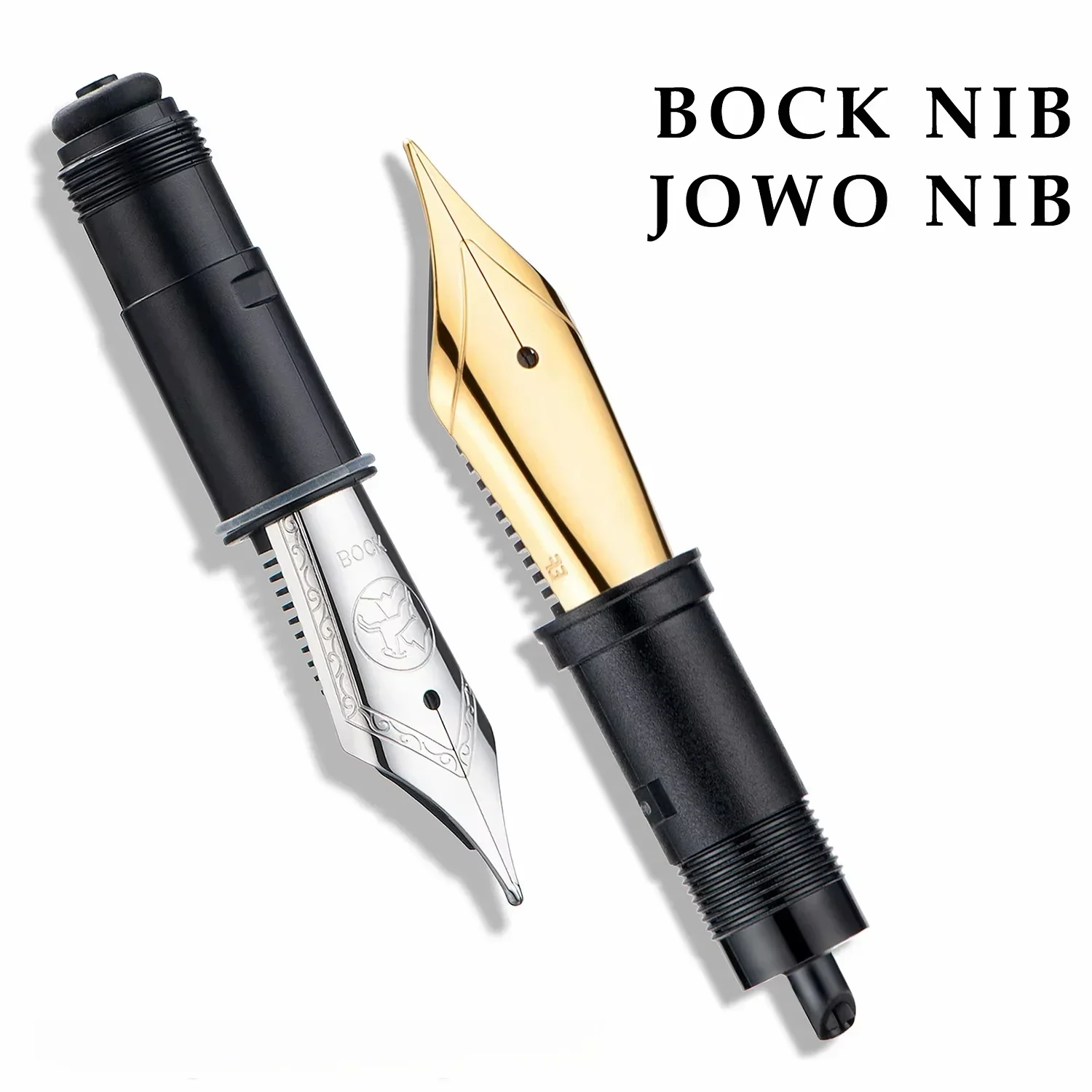 New German No. 6 BOCK/JOWO Nib Fountain Pen Nib Original Imported Silver EF/F/M/B Size Metal Spare Gold/Silver Nib