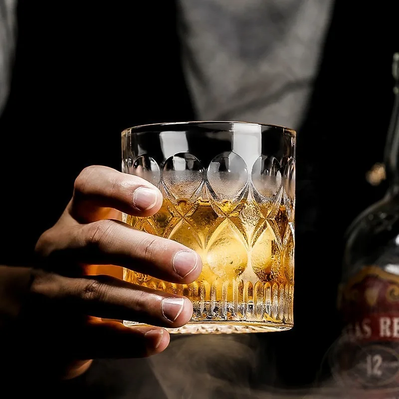 Vasos de whisky de 250ML, vaso Bourbon de cristal, ultrafino, Premium, sin plomo, vaso de cristal, cerveza, agua, cócteles