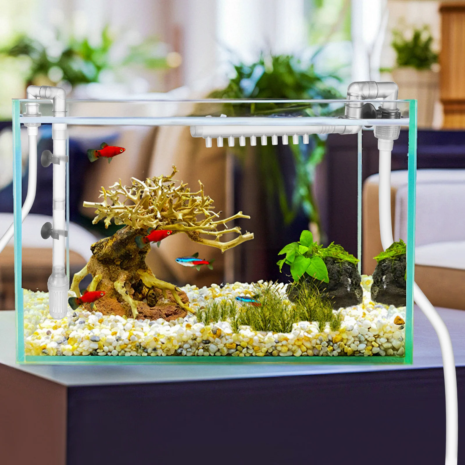 

1 set 1 Set Plastic Fish Tank Filter Water Tubing Replacement For Aquarium External Filter Tube Inflow Outlet Flow Accessory