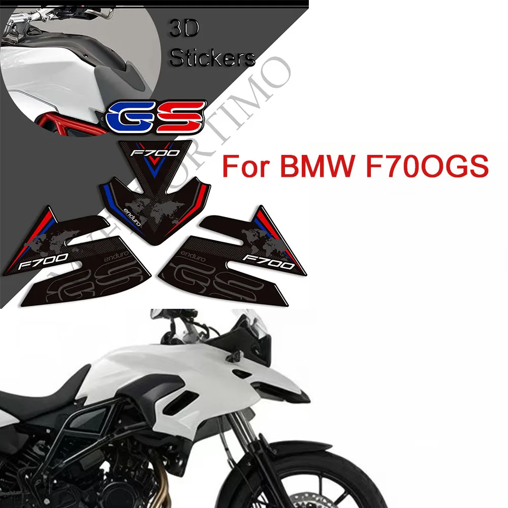 ADVENTURE Fuel Tank Pad Sticker Motorcycle Tank Protector Epoxy resin Decals Waterproof moto Accessories  For BMW F700GS GSA ADV