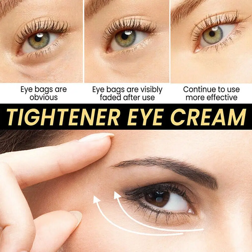 Crème anti-déformante instantanée pour les yeux, raffermit les ridules lisses, anti poches sous les yeux, poches de vachette foncées, soin de la peau hydratant