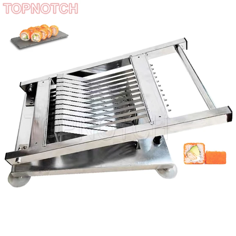 Manual 2CM Sushi Roll Cutter Machine Japan Rice Cutting Tool Sushi Roll Slicer Cutting Machine