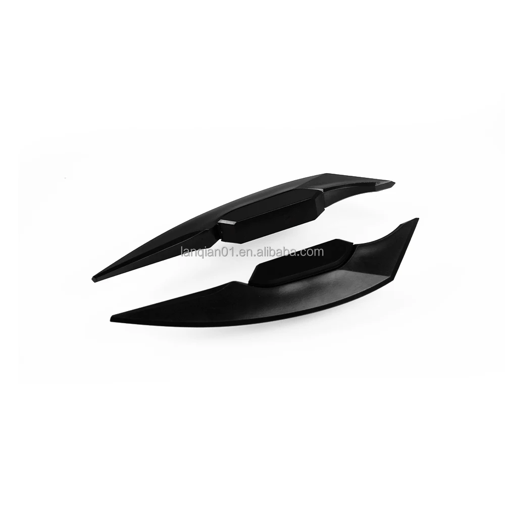 Universal Refit Motorcycle Winglet Aerodynamic Spoiler Dynamic Wing Decoration Sticker for Motorcycles E-bikes Scooters Etc