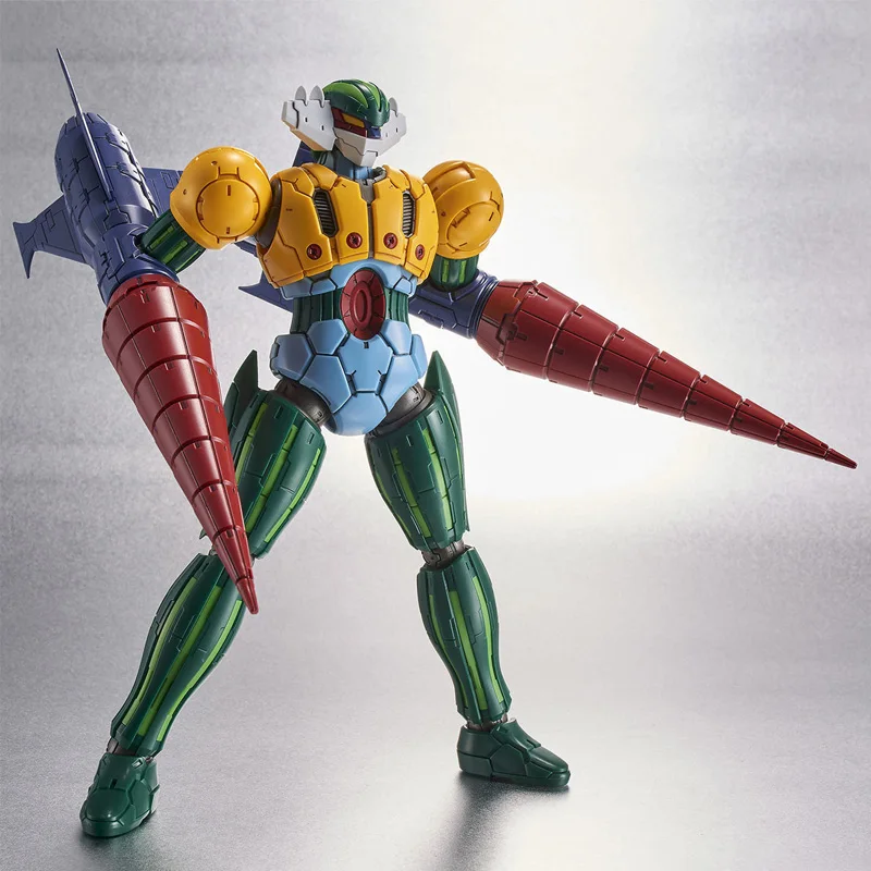 在庫あり本物のバンダイオリジナルガンプラモデルキット HG 1:144 鉄血のジーグ無限アクションフィギュアのおもちゃ子供のギフト用