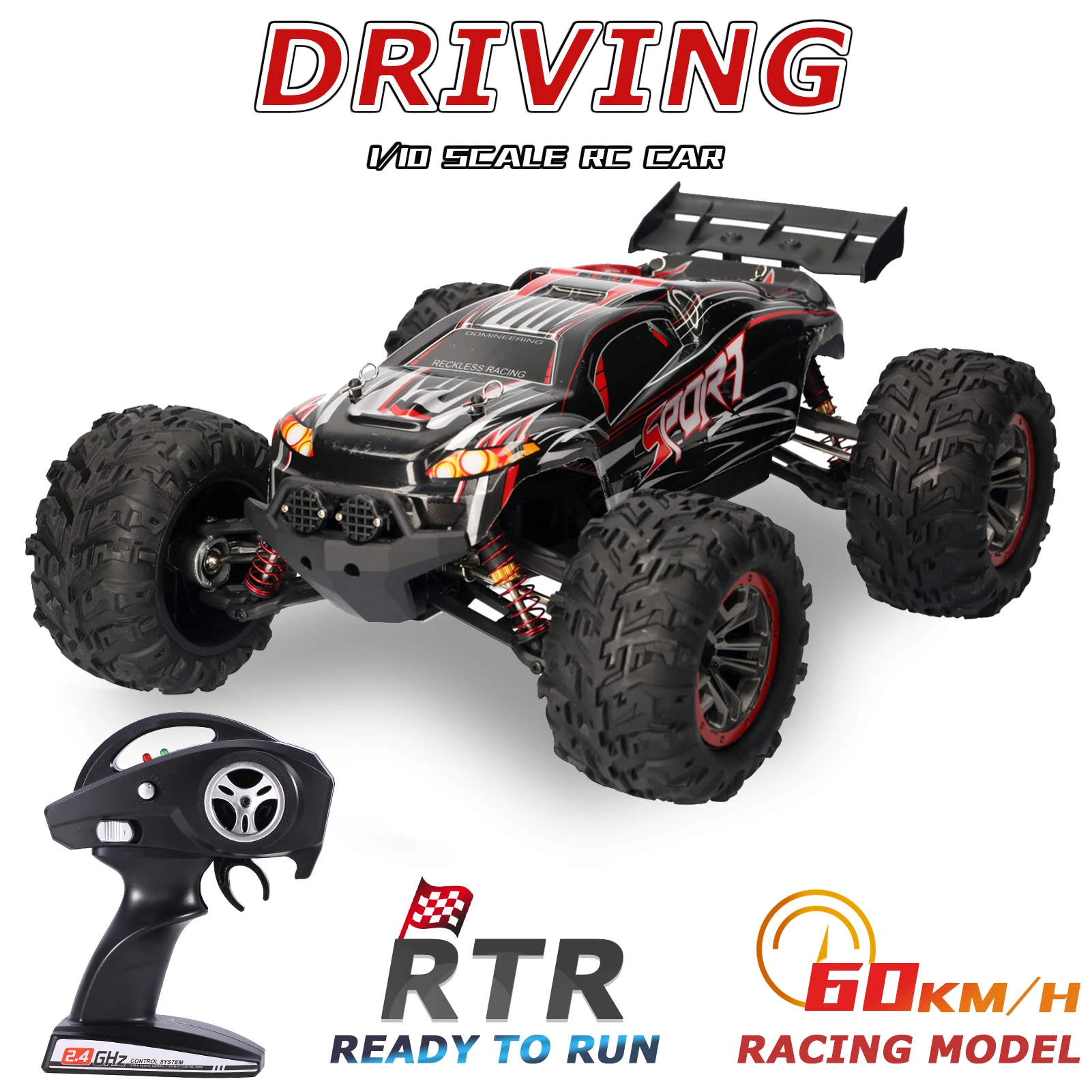 New Arrival X-03A 1:10 RC Car 2.4GHz 4WD Racing Car 60km/h High Speed 2847 Brushless Motor Off-Road Big RC Crawler