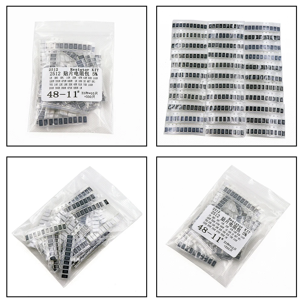 Diy With Electronics - Zestaw rezystorów SMD 2512, 33 wartości,