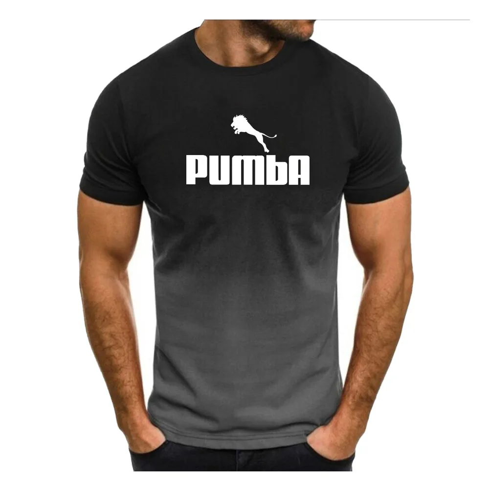 

Funny 3D Letter Print Men's T Shirt Fashion Gradient Harajuku Oversized Short Sleeve Casual O-neck Pullover Summer Clothing Tops