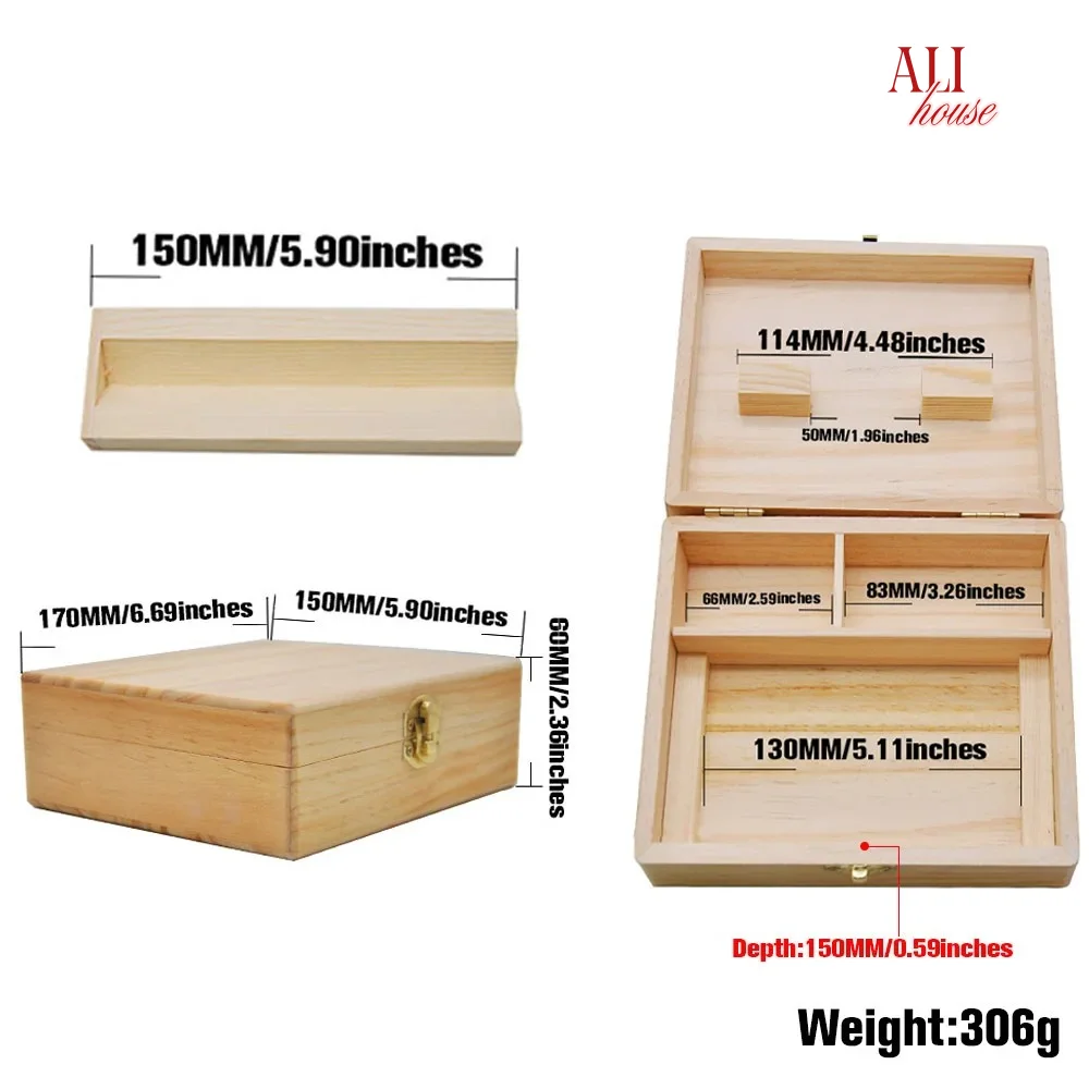 Scatola Portaoggetti in Legno  - Men'S Accessories Organizer Tray recensione e prezzo