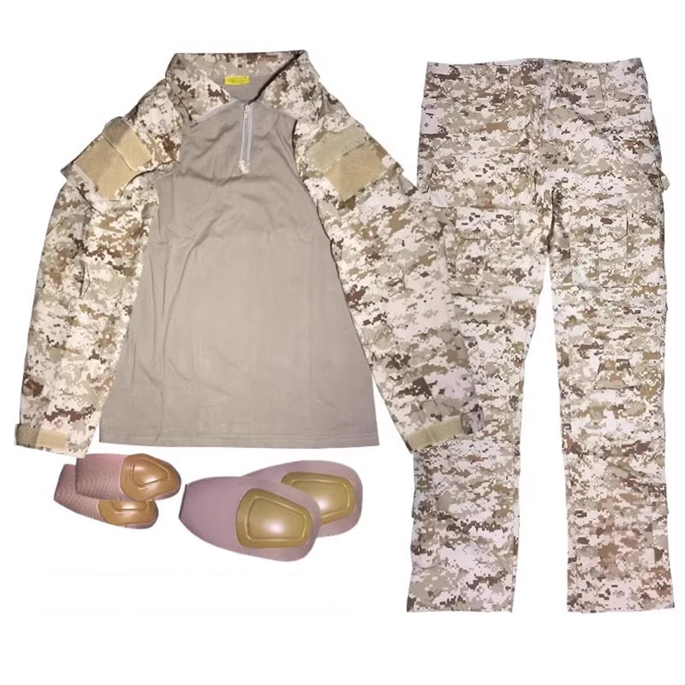 Tactical Tom G2 Style Gear, GEN2 Military AOR Marpat Camouflage, Combat Training, Hunting, Outdoor Sports, Climbing, Hiking Suit