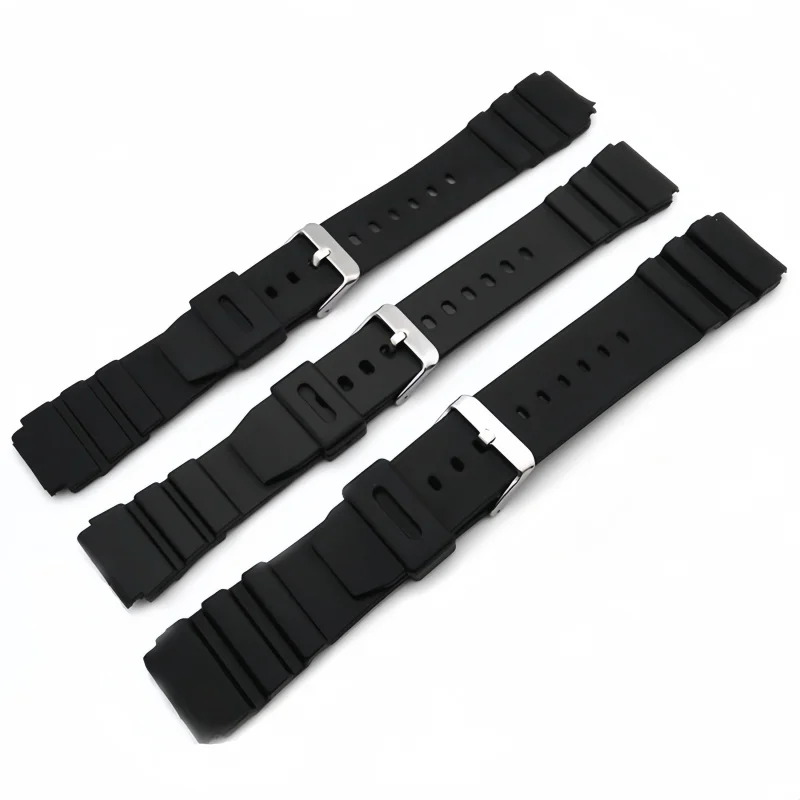 18mm 20mm 22mm Watch Strap Men Sport Wristband Silicone Rubber PU Watchband For Casio G-shock Watch Accessories Bracelet