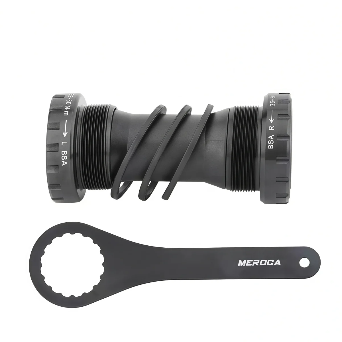 SUNTNUR BB68 دعامة سفلية ملولبة من الألومنيوم محمل مختوم 24 مم ID متوافق مع إطار 68-73 مم قطعة واحدة #6