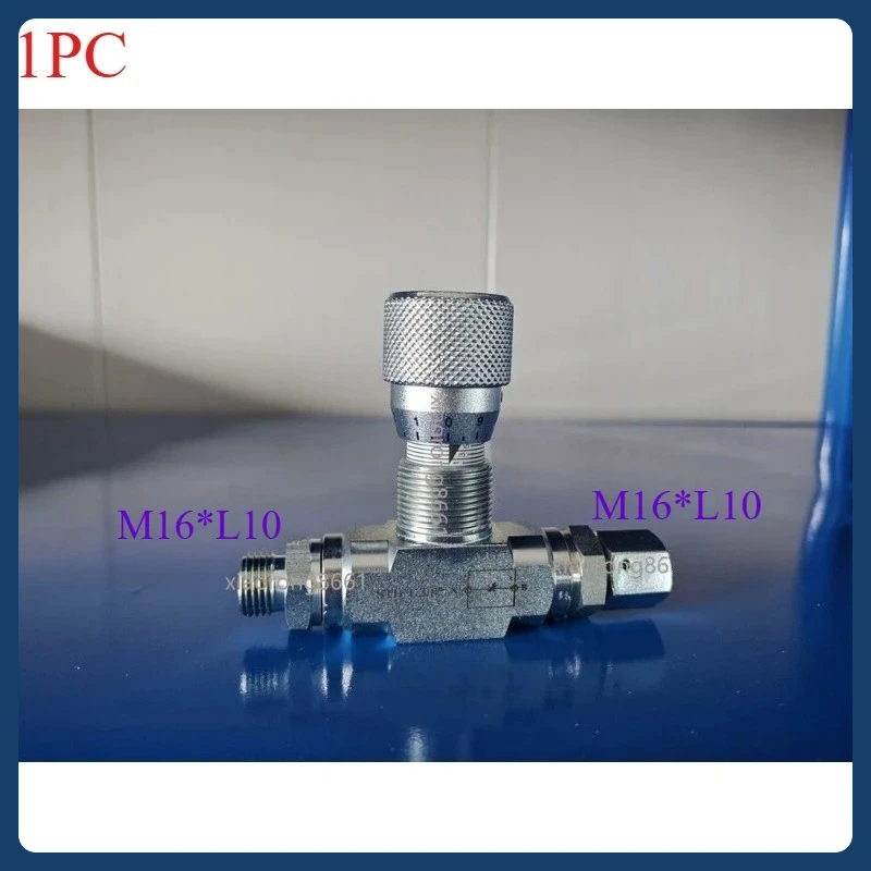 

Flow Control bidirectional hydraulic restrictor valve STB-G3/8 M16*L10 connector 1PC
