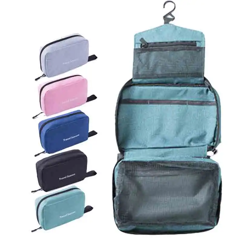 Hanging Cosmetic Bag Multifunction Travel Organizer Toiletry Wash Make up Storage Pouch Beautician Folding Makeup Bag Men Women