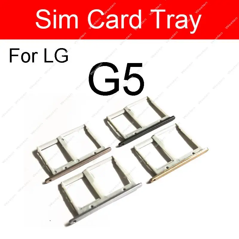 SIM Card Tray For LG G2 G5 G6 G7 G8 SIM Card Reader Sim Tray Holder Sim Slot Replacement Parts