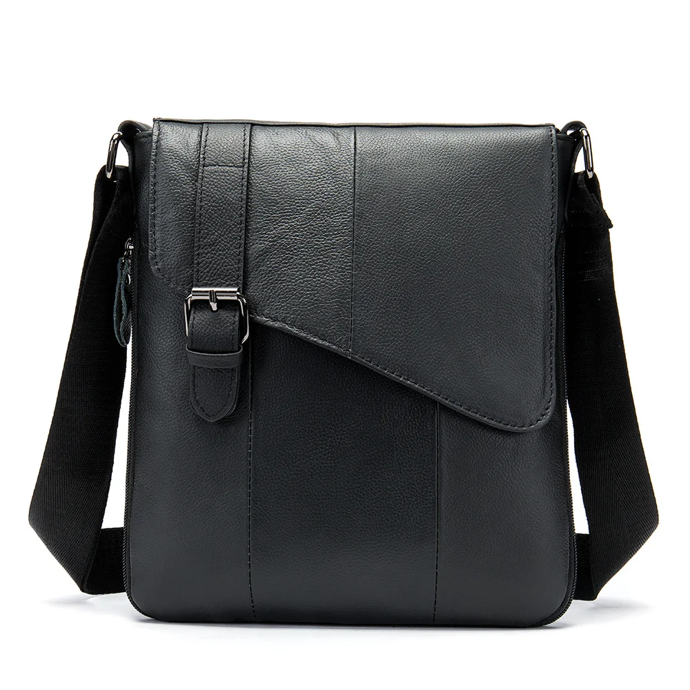 Men\'s Shoulder Bags Husband Genuine Leather Man Messenger Crossbody Bags for Men Bag Leather Cover Male Designer Bag 8821