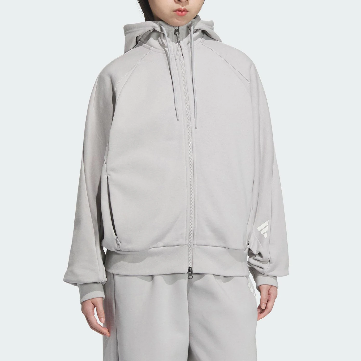 

Adidas genuine New Women's Hooded Sports Short Casual Jacket JY8067