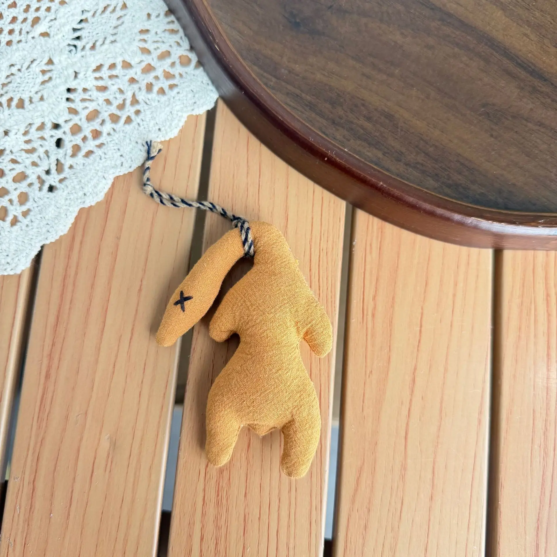 Fabric Funny Banana Duck Plush Keychain Bag Charm Forest Style DIY Clothing Accessory for Bag Hat Decoration Premium Quality
