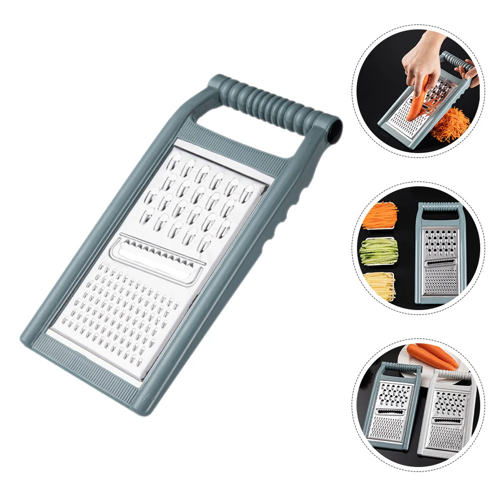 

1pc Stainless Steel Multi-Use Vegetable Grater Slicer For Kitchen Cooking Tool Cheese Potato Carrot Chopper Anti-Slip Easy