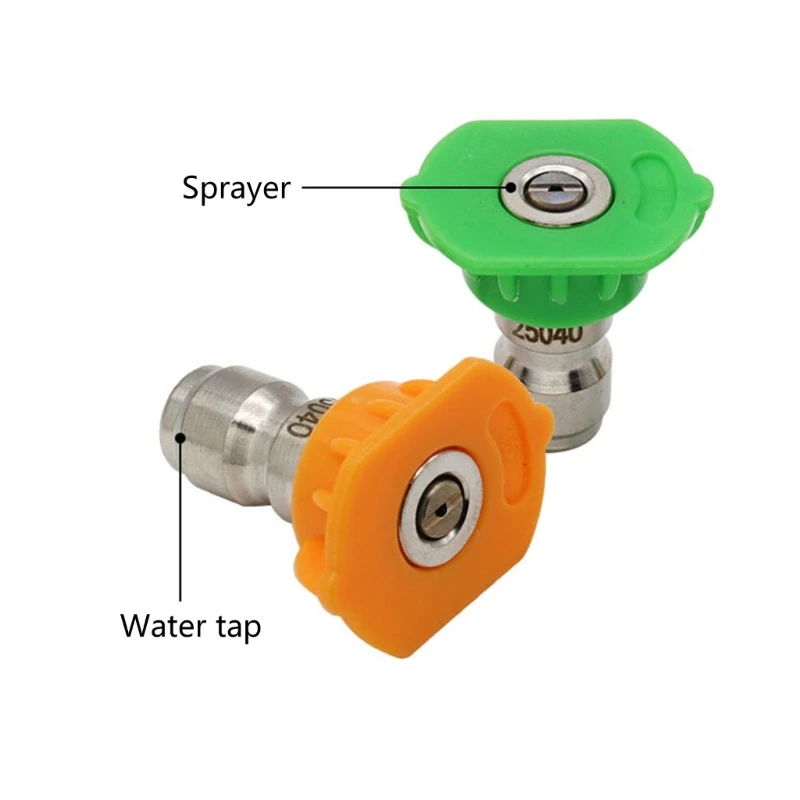 Adaptor Senapan Mesin Cuci Tekanan Tinggi 1/4 ''Set Nozel Semprot Adaptor Cepat Betina