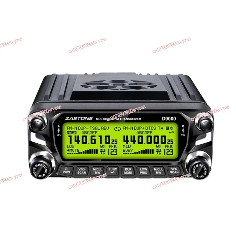 HF Ham Two Way Transceiver, D9000, 50W, UHF, VHF, 136-174,400-520MHz Zastone-Car Radio Station Walkie Talkie