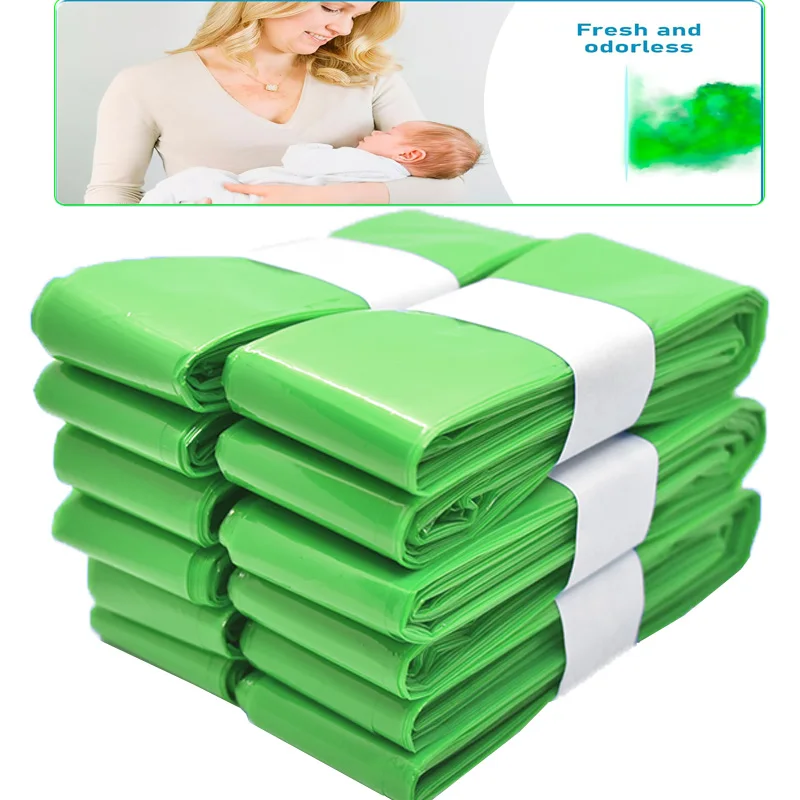 1/5/10Pcs Green Diaper Pail Baby Refills Bags For Angelcare Trash For Sangenic Tommee Tippee For twist & click For Genie