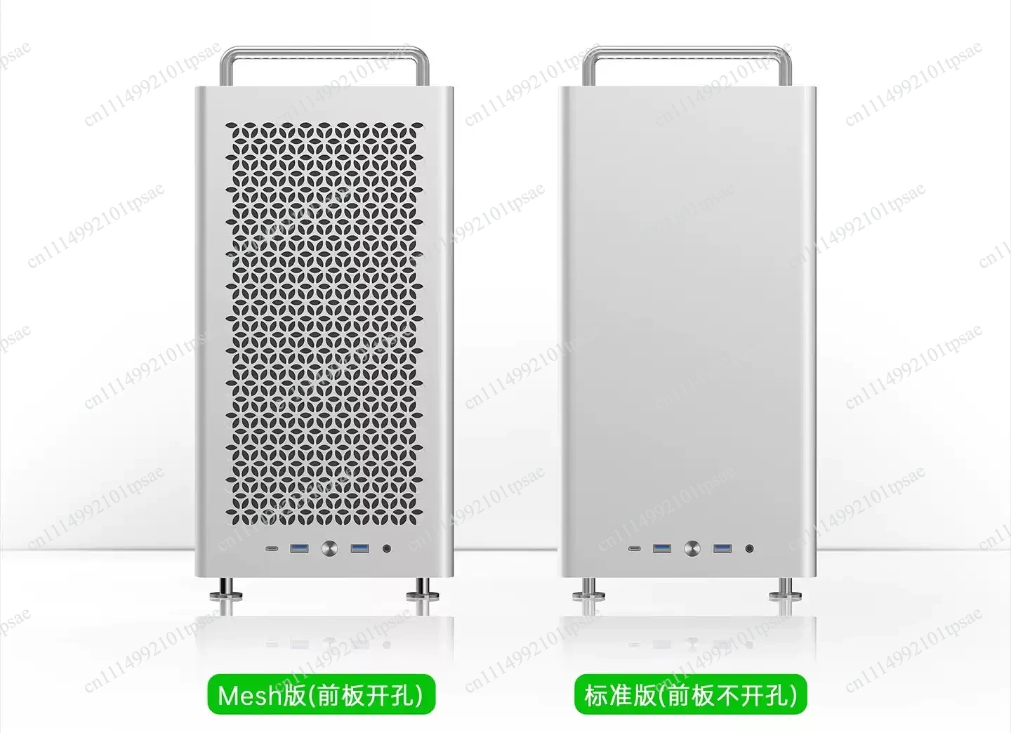 All-aluminum ATX Motherboard Power Desktop Case, Portable and Simple,  Fan 360 Water Cooler  1 pcs