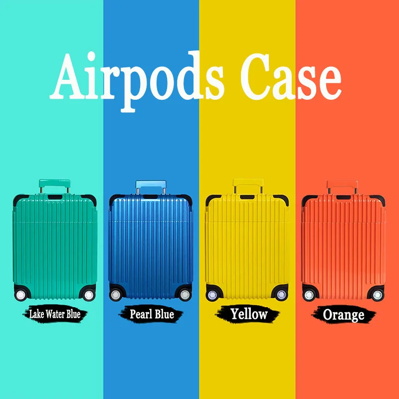 

Fashion Creativity Luggage Compartment Earphone Case for Airpods1/2/3/Pro DIY Sticker Airpods Case Interesting