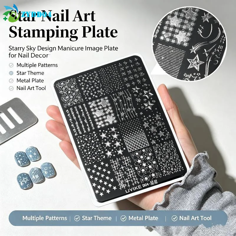 ●1pc Cartoon Moon Stars Nail S - Nail Art Maroon review and price