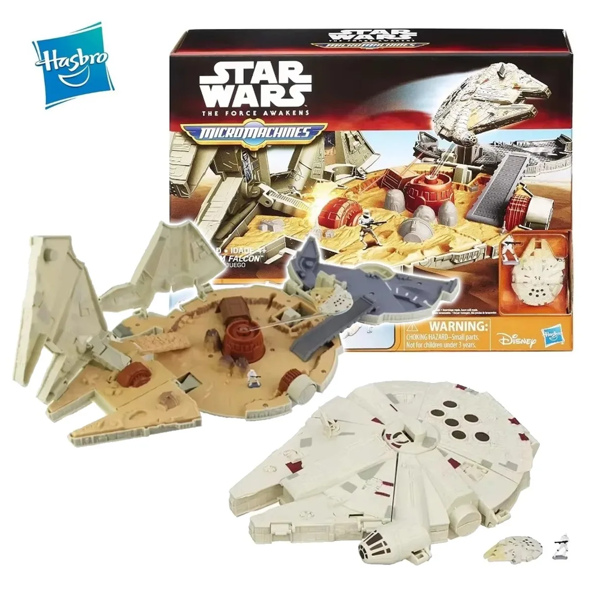 【In Stock】Hasbro Star Wars Original Series Millennium Falcon Space Battleship Spaceship Assembly Model Children's Toy Collection