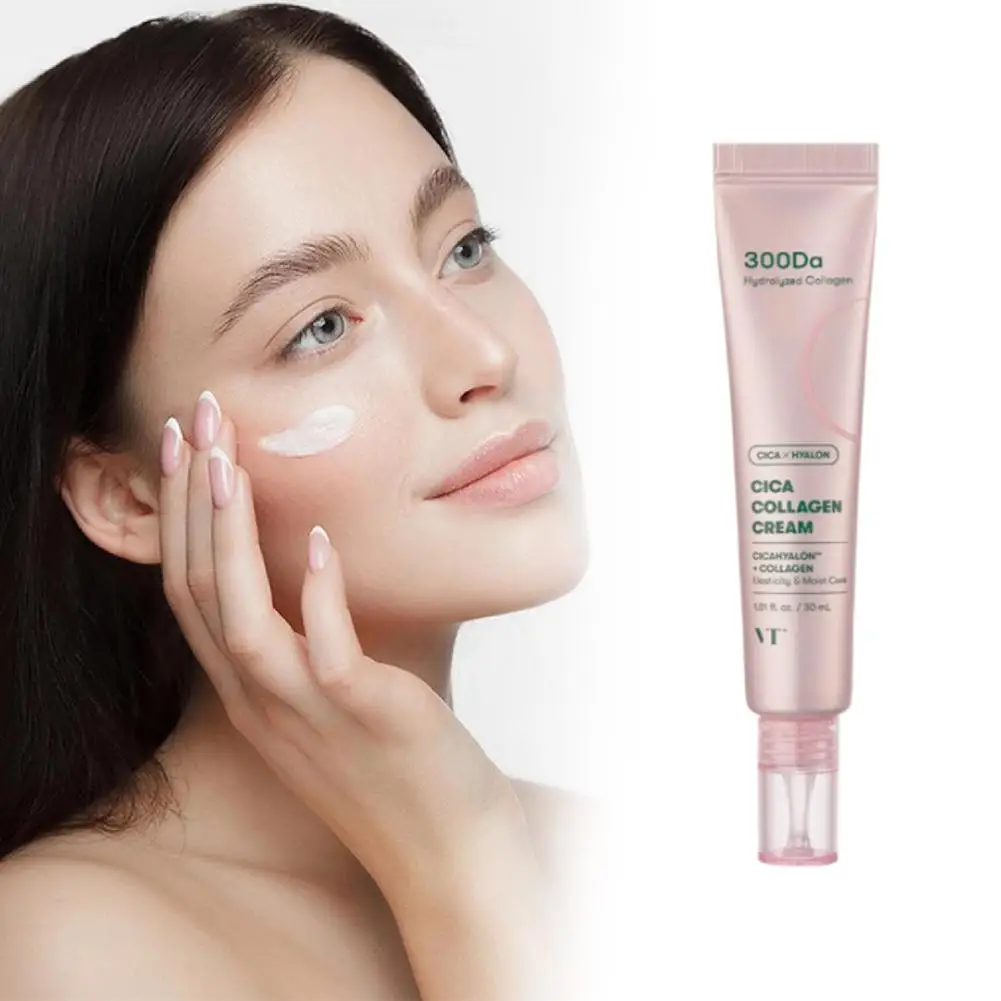 

30ml Korean VT Collagen Cream Brightening Deep Moisturizing Locks In Moisture Reduces Fine Lines Nasolabial Folds Face Cream