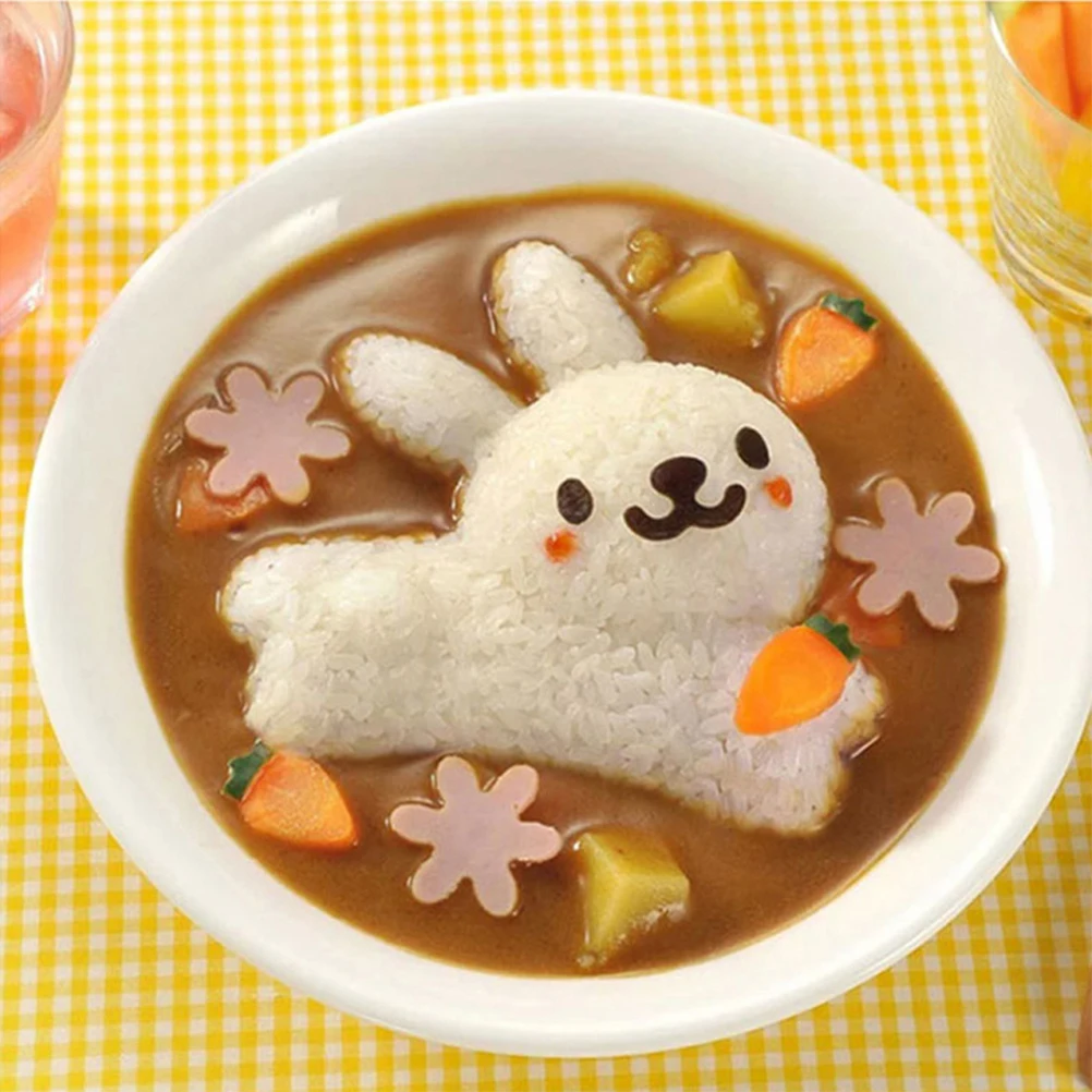 

Cute Animal Rice Ball Mold Sushi Onigiri Maker Food Shaper Kid Friendly Kitchen Tool For Homemade Lunch Cake Chocolate